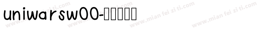 uniwarsw00字体转换