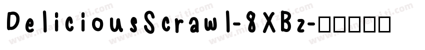 DeliciousScrawl-8XBz字体转换