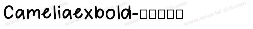 Cameliaexbold字体转换