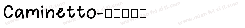 Caminetto字体转换