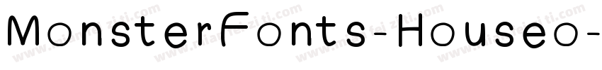 MonsterFonts-Houseo字体转换