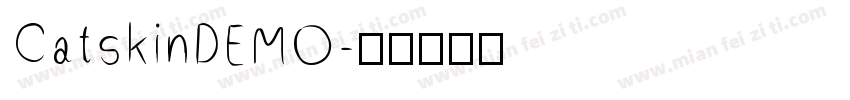 CatskinDEMO字体转换