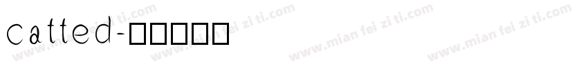 catted字体转换