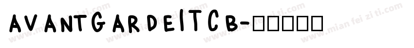 avantgardeITCb字体转换