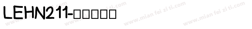 LEHN211字体转换