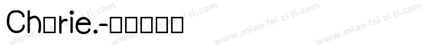 Chérie.字体转换