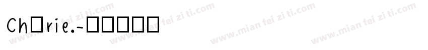 Chérie.字体转换
