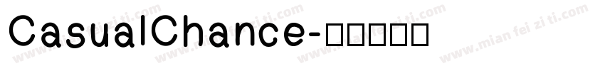 CasualChance字体转换