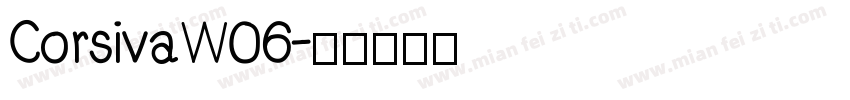 CorsivaW06字体转换