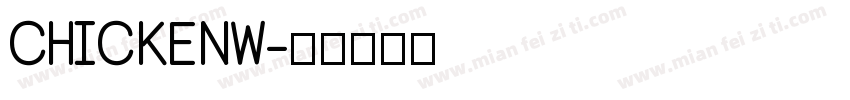 CHICKENW字体转换
