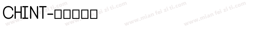 CHINT字体转换