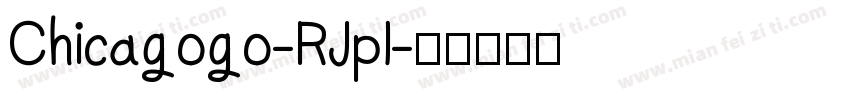 Chicagogo-RJpl字体转换