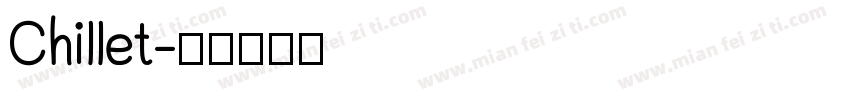 Chillet字体转换