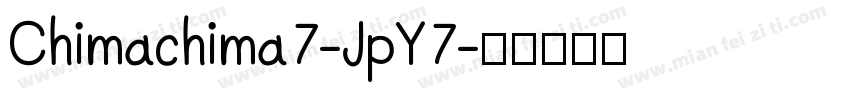 Chimachima7-JpY7字体转换