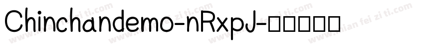 Chinchandemo-nRxpJ字体转换