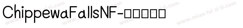 ChippewaFallsNF字体转换