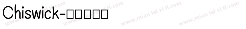 Chiswick字体转换