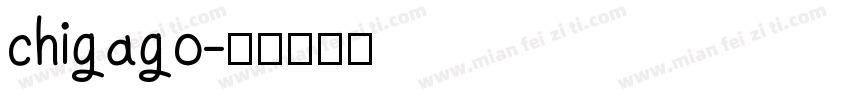 chigago字体转换