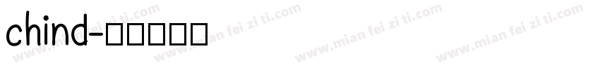 chind字体转换