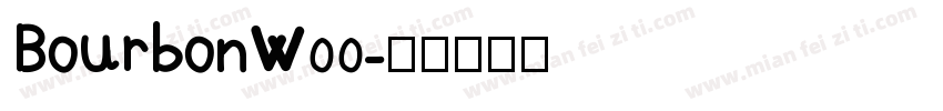 BourbonW00字体转换