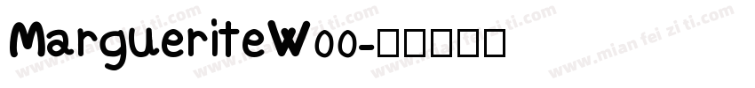 MargueriteW00字体转换