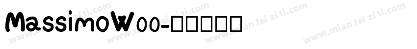 MassimoW00字体转换