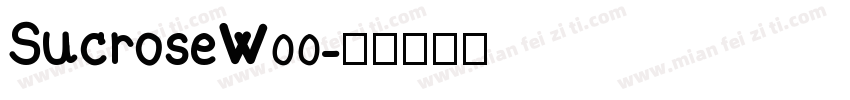 SucroseW00字体转换