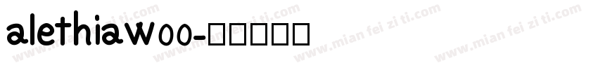 alethiaw00字体转换
