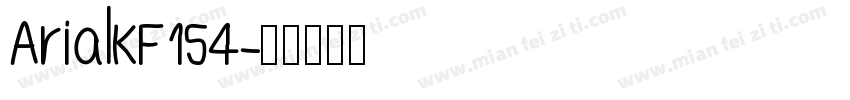 ArialKF154字体转换