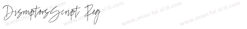 DisruptorsScript-Reg字体转换