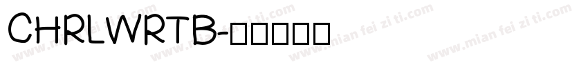 CHRLWRTB字体转换