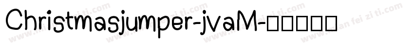 Christmasjumper-jvaM字体转换