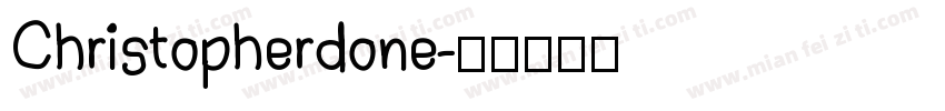 Christopherdone字体转换