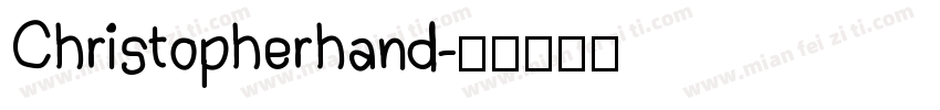 Christopherhand字体转换