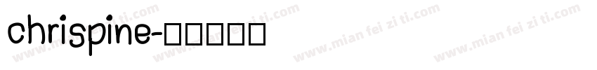 chrispine字体转换