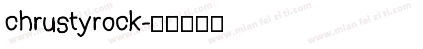 chrustyrock字体转换