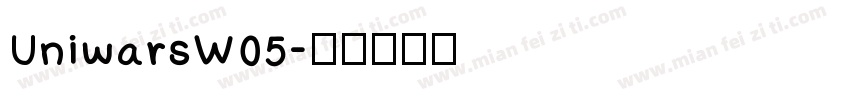 UniwarsW05字体转换