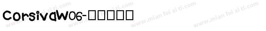 CorsivaW06字体转换