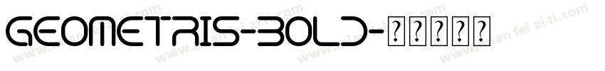 Geometris-Bold字体转换