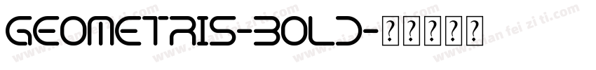 Geometris-Bold字体转换