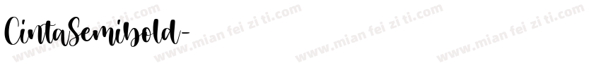 CintaSemibold字体转换