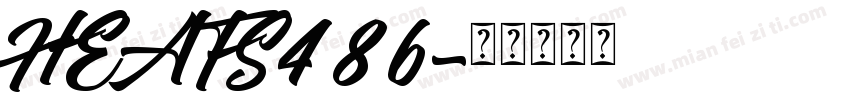 HEATS486字体转换