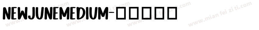 NewJuneMedium字体转换