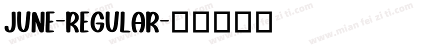 June-Regular字体转换
