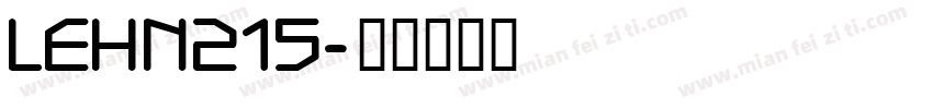 LEHN215字体转换