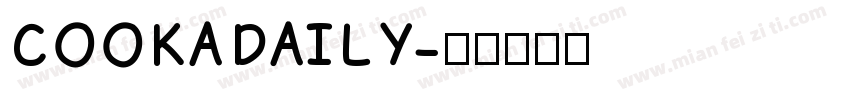 COOKADAILY字体转换