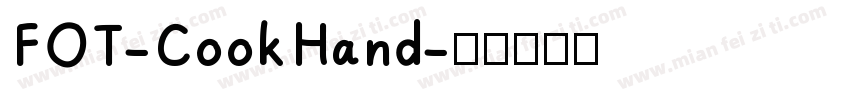 FOT-CookHand字体转换