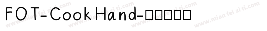 FOT-CookHand字体转换