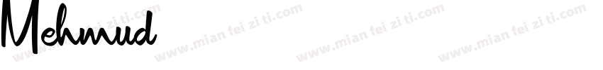 Mehmud字体转换