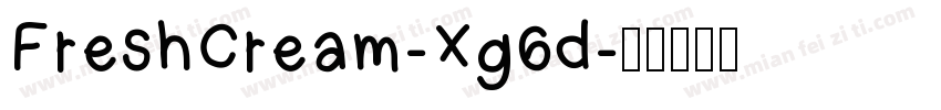 FreshCream-Xg6d字体转换